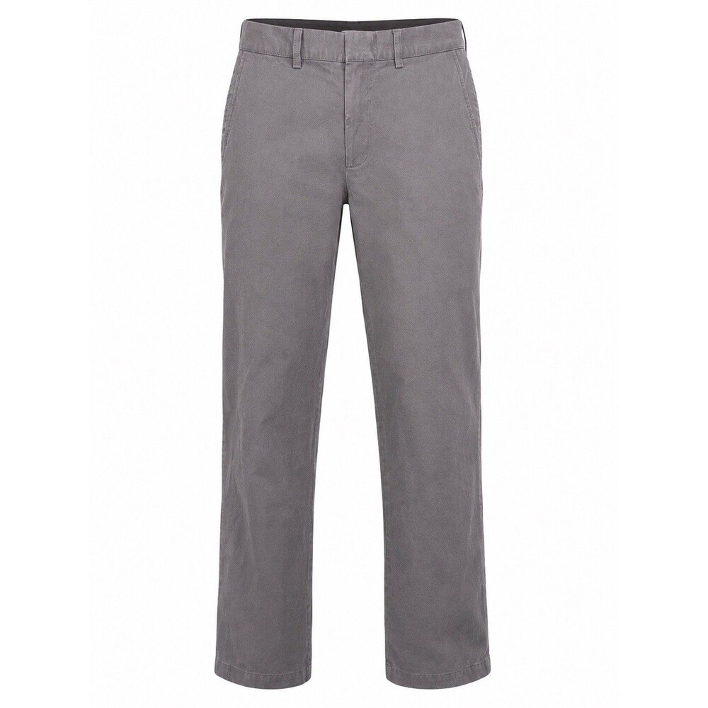 Dockers Chinos Men's Pants Gray Flat front Classic Fit 34x34